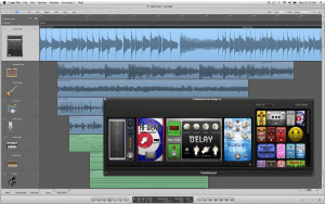Una schermata di Logic pro